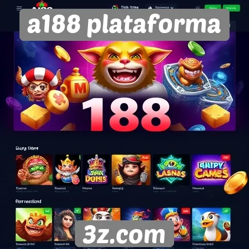 A188 plataforma oferece diversidade em jogos online