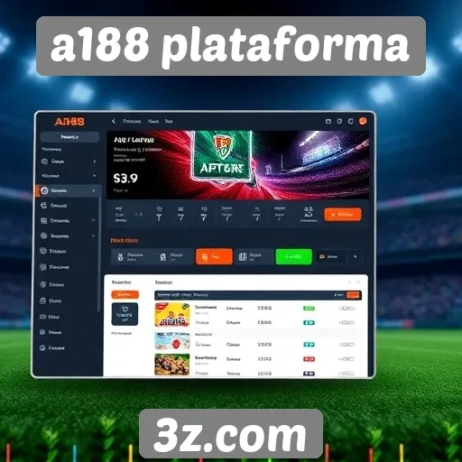 Interface da A188 plataforma melhora experiência do usuário